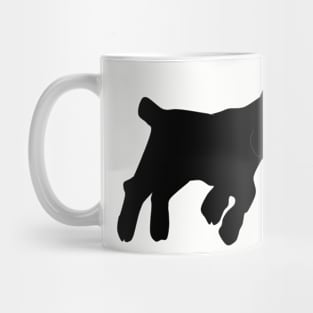 black pygmy goat Mug